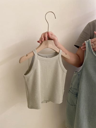 韓系牛仔花苞兩件套洋裝6