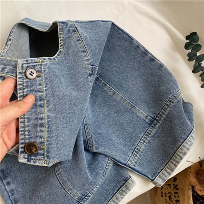 韓系小眾版型牛仔吊帶褲4