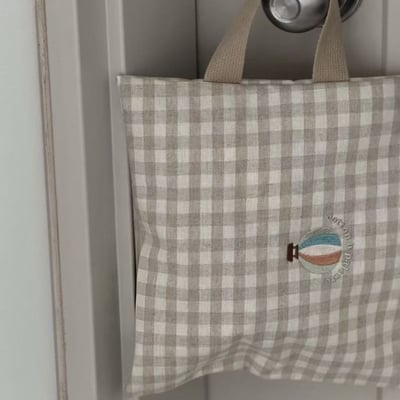 韓系格子收納包10