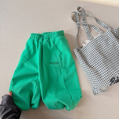 推 ♡ 韓系舒適軟綿縮口褲15