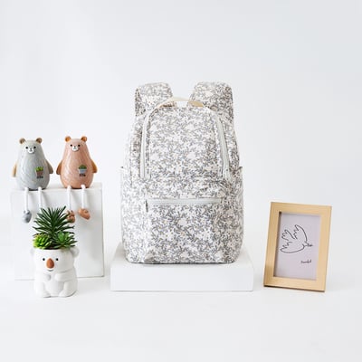 斜背開口PU防水幼稚園後背包11