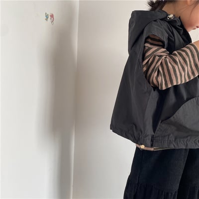 推 ♡ 韓系連帽落肩背心16
