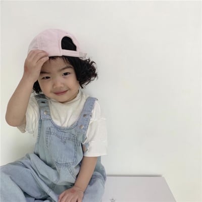 推 ♡ 日系復古寬鬆牛仔吊帶褲10