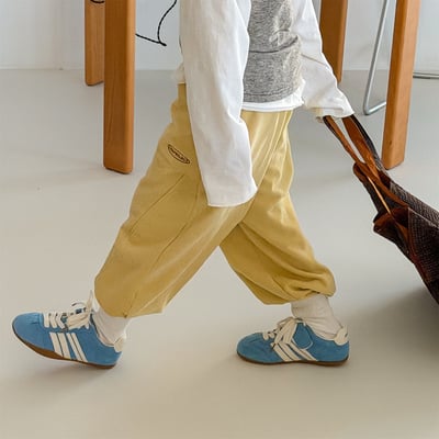 推 ♡ 韓系舒適軟綿縮口褲25