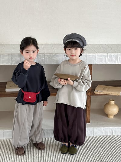 韓系個性破洞毛圈簡約上衣9