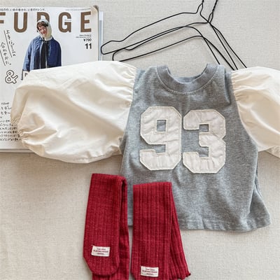 93號拼接公主袖上衣(無刷毛)22