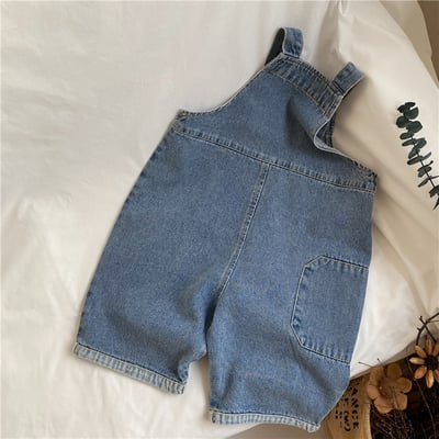 韓系小眾版型牛仔吊帶褲2