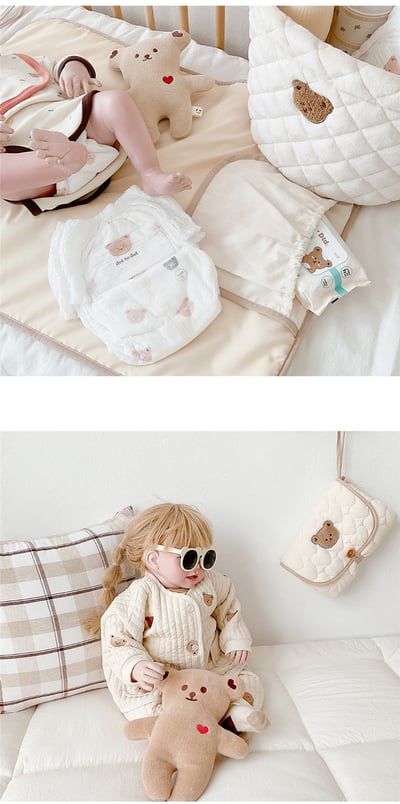 韓國ins多功能收納型防水格尿墊8