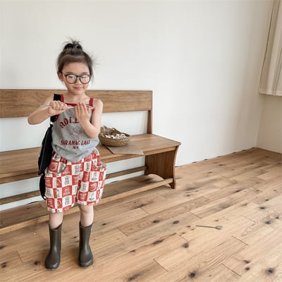 速食大格子口袋短褲15