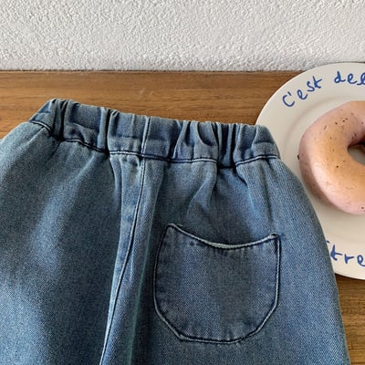 韓系寬鬆燈籠牛仔褲5