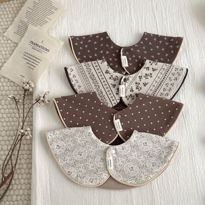 韓系雙面圓形圍兜兜3