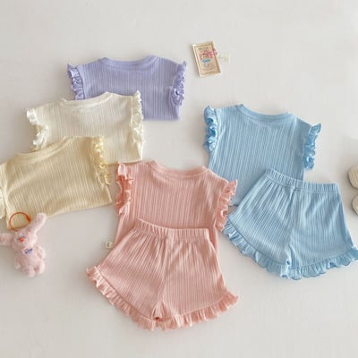 推 ♡ 簡約素色居家透氣套裝19