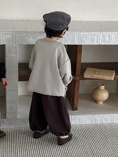 韓系個性破洞毛圈簡約上衣14