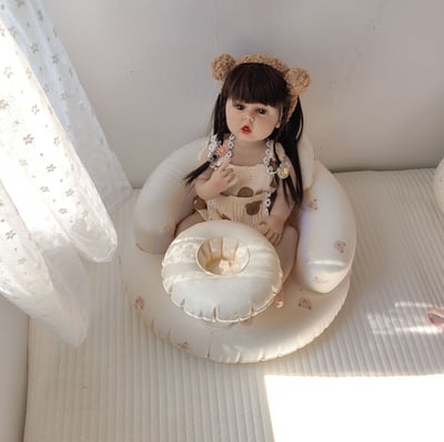 韓國ins充氣學習坐墊(托盤款)6