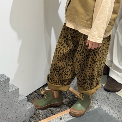 2025最新豹紋直筒寬褲(跟隨時尚必買)10
