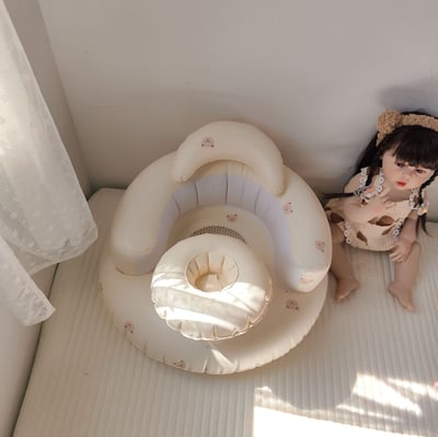 韓國ins充氣學習坐墊(托盤款)5