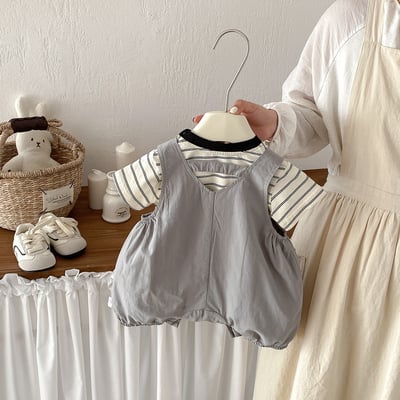經典百搭吊帶包屁衣3