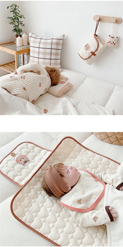 韓國ins多功能收納型防水格尿墊10