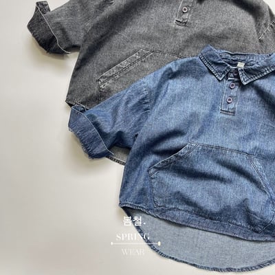 天絲棉牛仔休閒襯衫(自留款)8