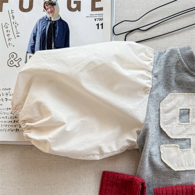 93號拼接公主袖上衣(無刷毛)21