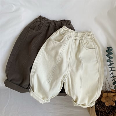 推 ♡ 自留款車線水洗棉褲1