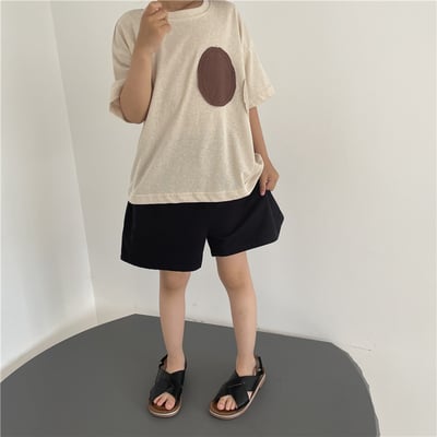 韓系薄款圓點補丁T9