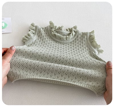 小氣質木耳立領吊帶包屁衣7