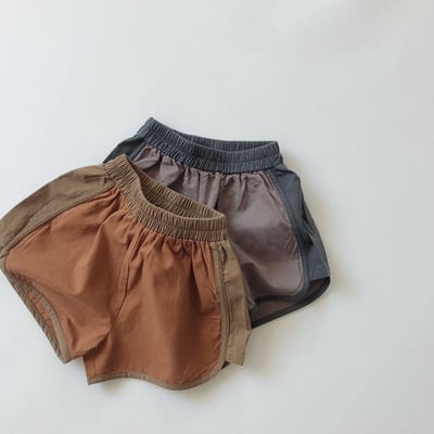 門市熱銷森系滾邊撞色短褲2