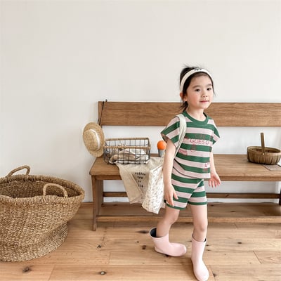 推 ♡ 華夫格條紋刺繡套裝16