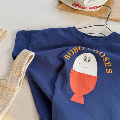 cute塗鴉短版寬鬆T8