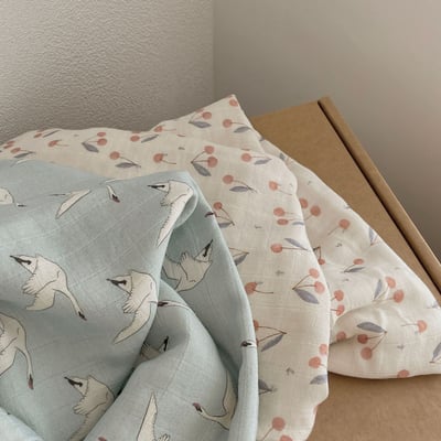 春夏季竹棉紗布透氣蓋毯7