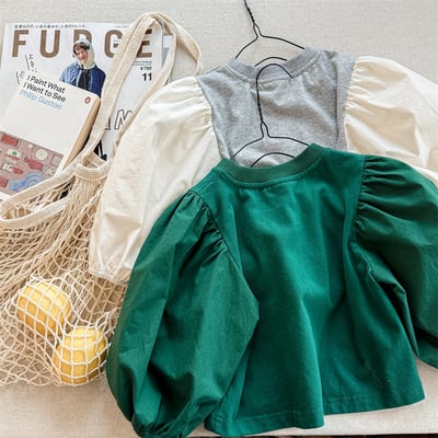 93號拼接公主袖上衣(無刷毛)9