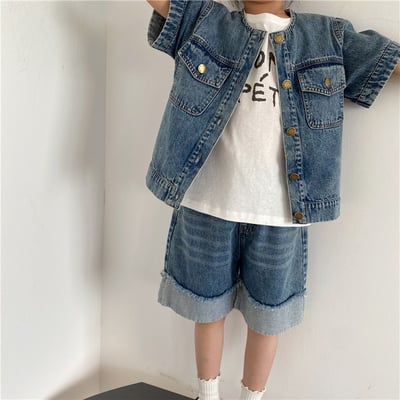 韓系復古牛仔外套7