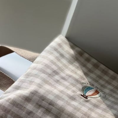 韓系格子收納包7