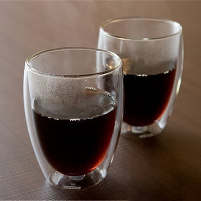 《耐熱雙層玻璃杯》350ml/450ml5