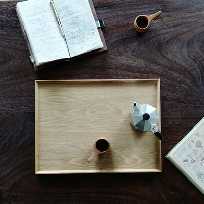 《日式原木托盤 》 橡木/胡桃木3