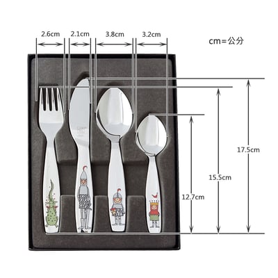 《 德國雙人牌 兒童餐具組/騎士系列》TWIN KIDS/07132-210-0【平行輸入】4