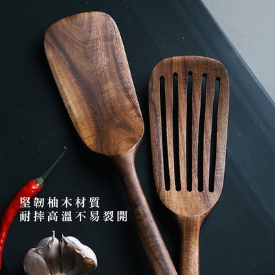 《韓風不沾鍋柚木炒菜鏟》3
