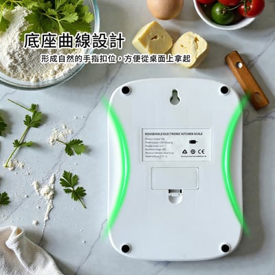 廚房防潑水電子秤》3000.0/0.1g (非交易用秤) 料理秤 電子秤 咖啡秤 廚房秤 烘焙秤5