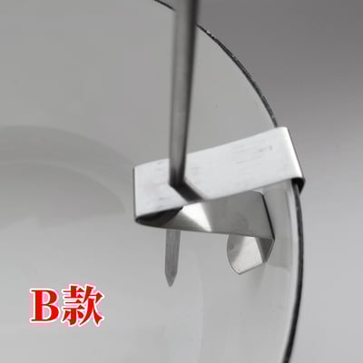 《溫度計固定夾》不鏽鋼溫度計夾3