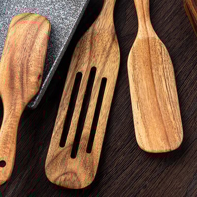 《柚木廚具五件組》10