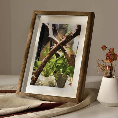 木製良品《簡約木紋桌框》6吋/8吋/A43