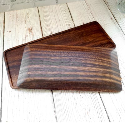 《胡桃木長方形小托盤》3