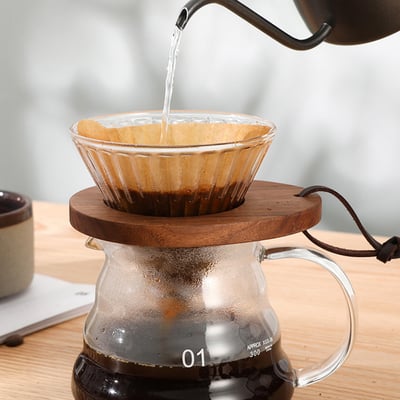 《水滴型濾杯木托》5