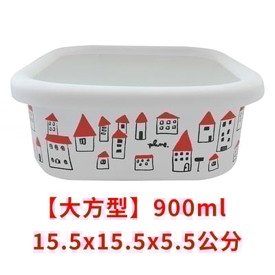 《日式彩繪琺瑯保鮮盒》12