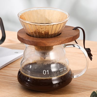 《水滴型濾杯木托》10