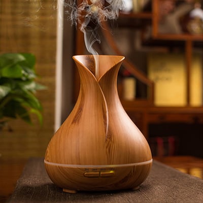 《木紋超音波香薰機》非木製/300ml 附遙控器6