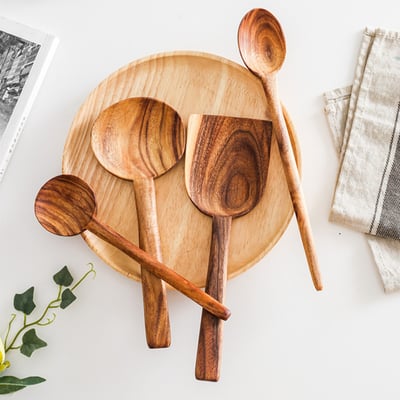 《復古相思木鍋鏟七件組》無漆7