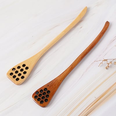 《木製蜂蜜攪拌棒》大漆色／原木色5