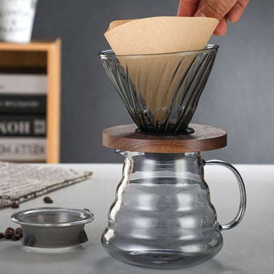 《雲朵咖啡壺/煙燻黑》500ml8